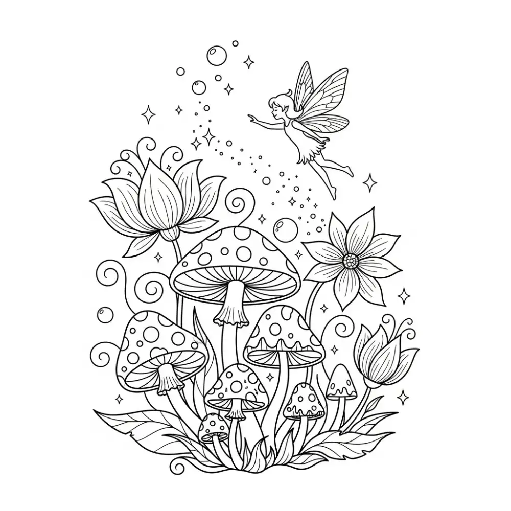 B/W coloring page