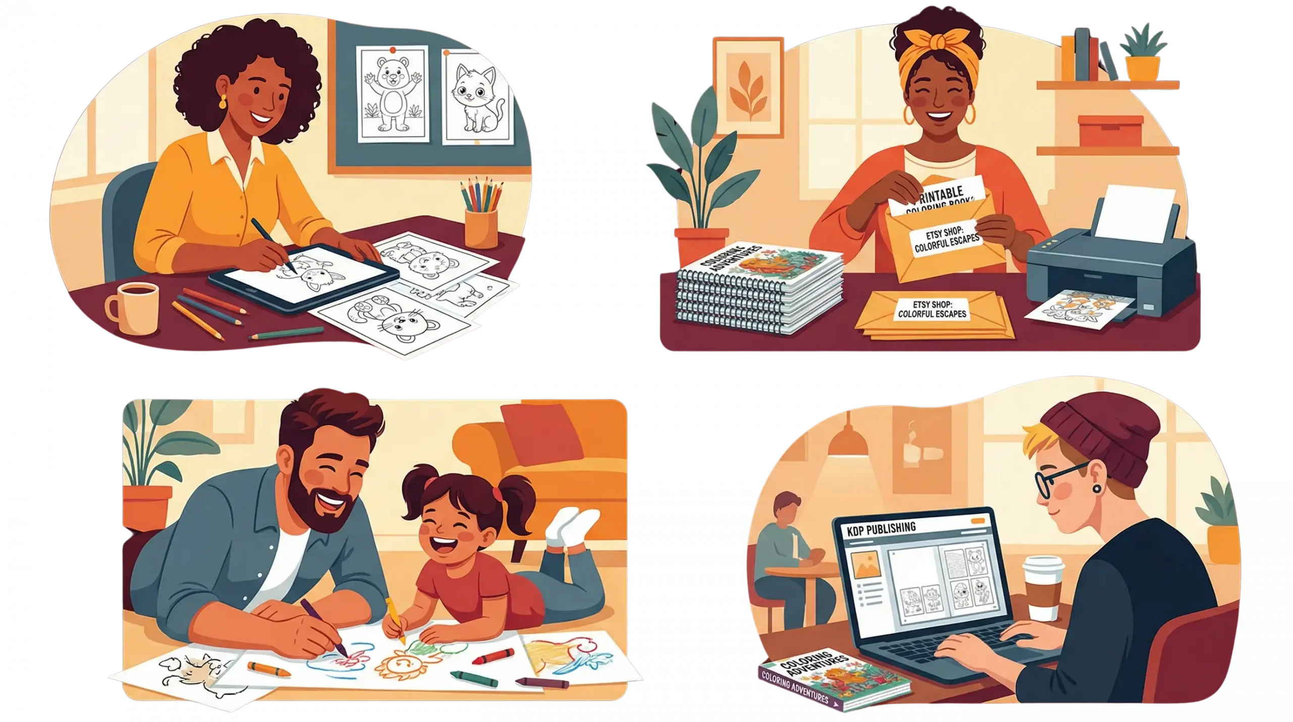 Who is ColoringKit for - Teachers, Etsy sellers, Parents, KDP Publishers